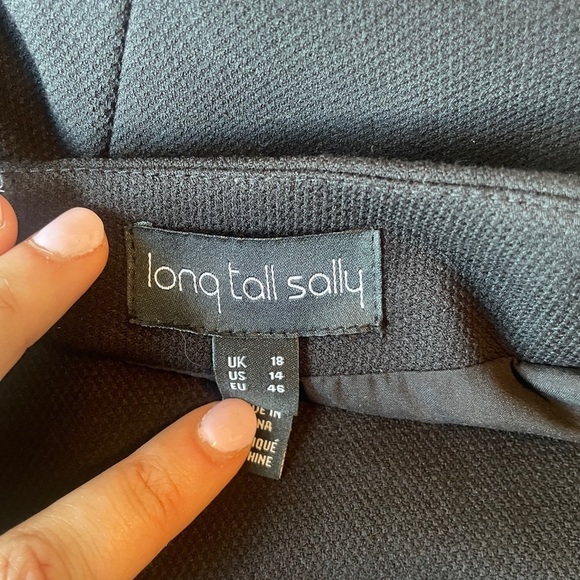 Long Tall Sally black pencil skirt women’s size 14 - Picture 3 of 4